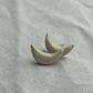 Porcelain Crescent Studs